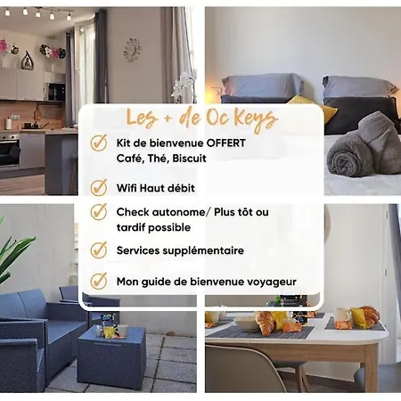 L'orchidee, Proche De La Gare Avec Clim Et Terrasse Apartment Narbonne
