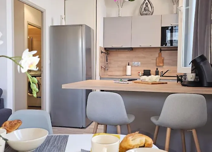 Apartman L'orchidee, Proche De La Gare Avec Clim Et Terrasse