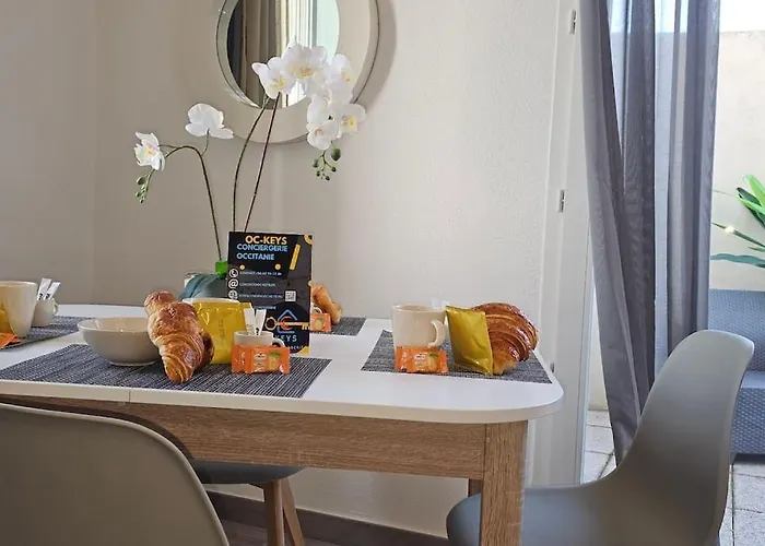 Apartman L'orchidee, Proche De La Gare Avec Clim Et Terrasse *